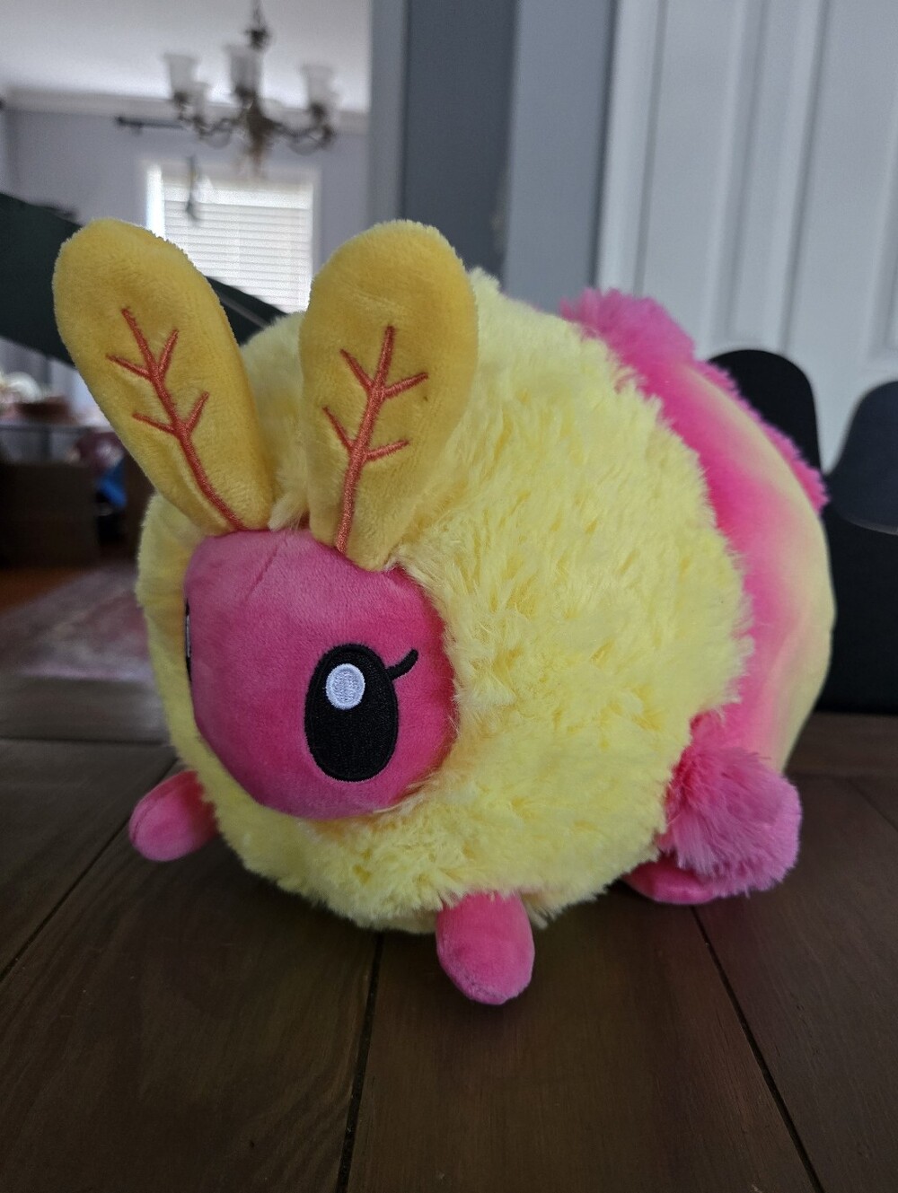 Squishable Rosy Maple Moth Plush Rare Pink Yellow Soft